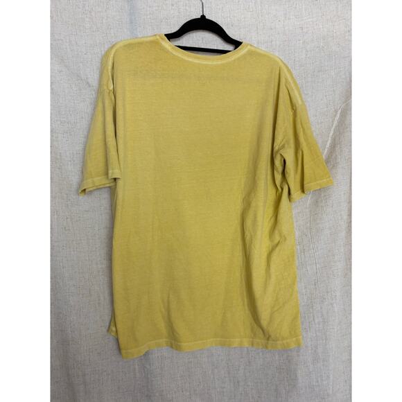 Billabong Stoked Yellow Graphic T-Shirt Size Small - Picture 7 of 7